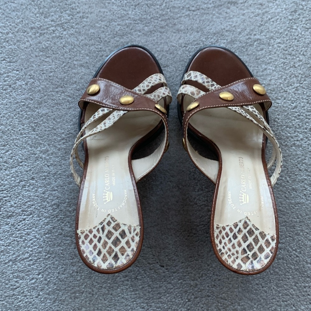 Wearing once , Italian heels , size 8M